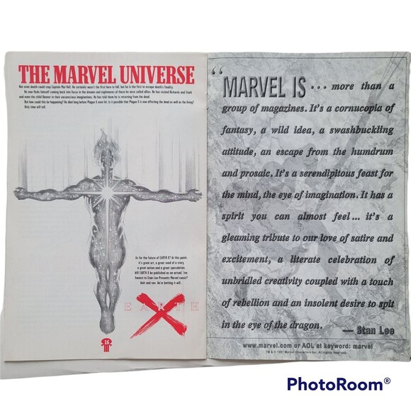 EARTH X Marvel Special Edition 1999 Alex Ross Sketchbook - Picture 5 of 5